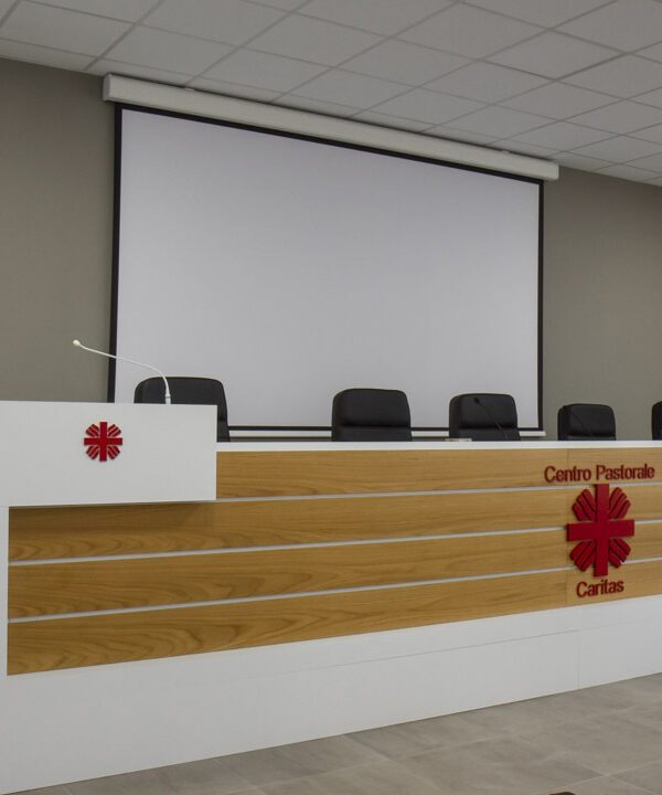 vendita e installazione telo proiettore per sale conferenze
