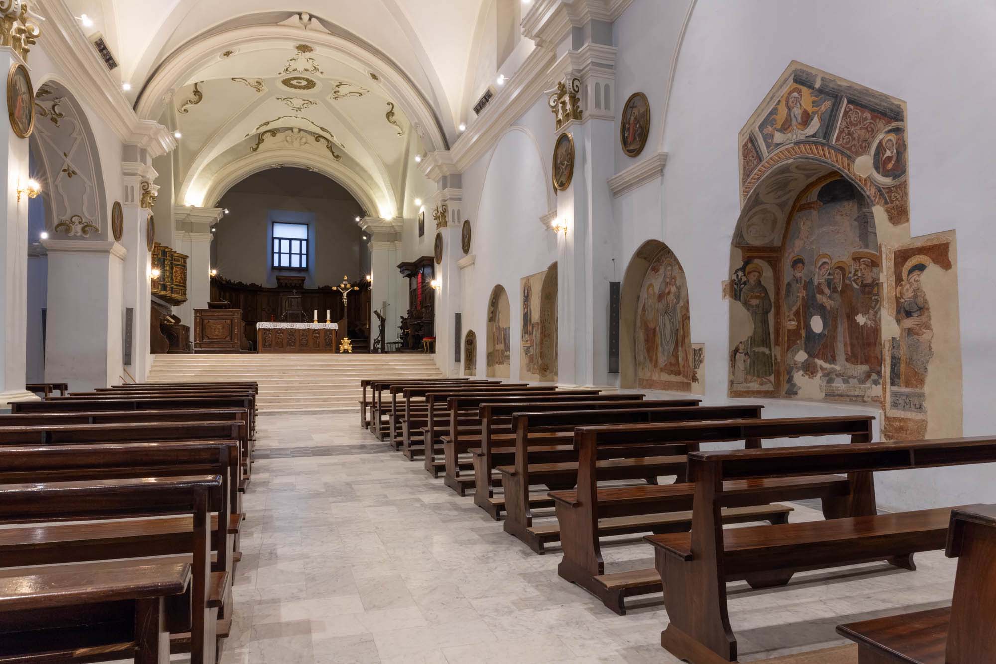 Illuminazione a led e amplificazione sonora<br/>Chiesa Convento Sant’Antonio, Tito (Pz)