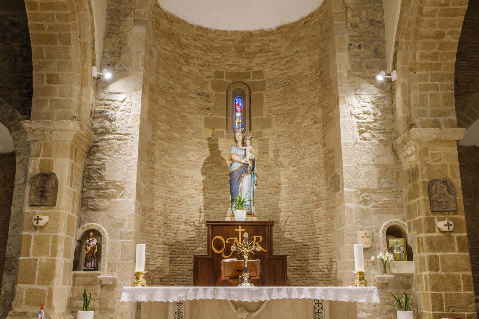 Illuminazione a led Santuario Madonna del Casale a Pisticci