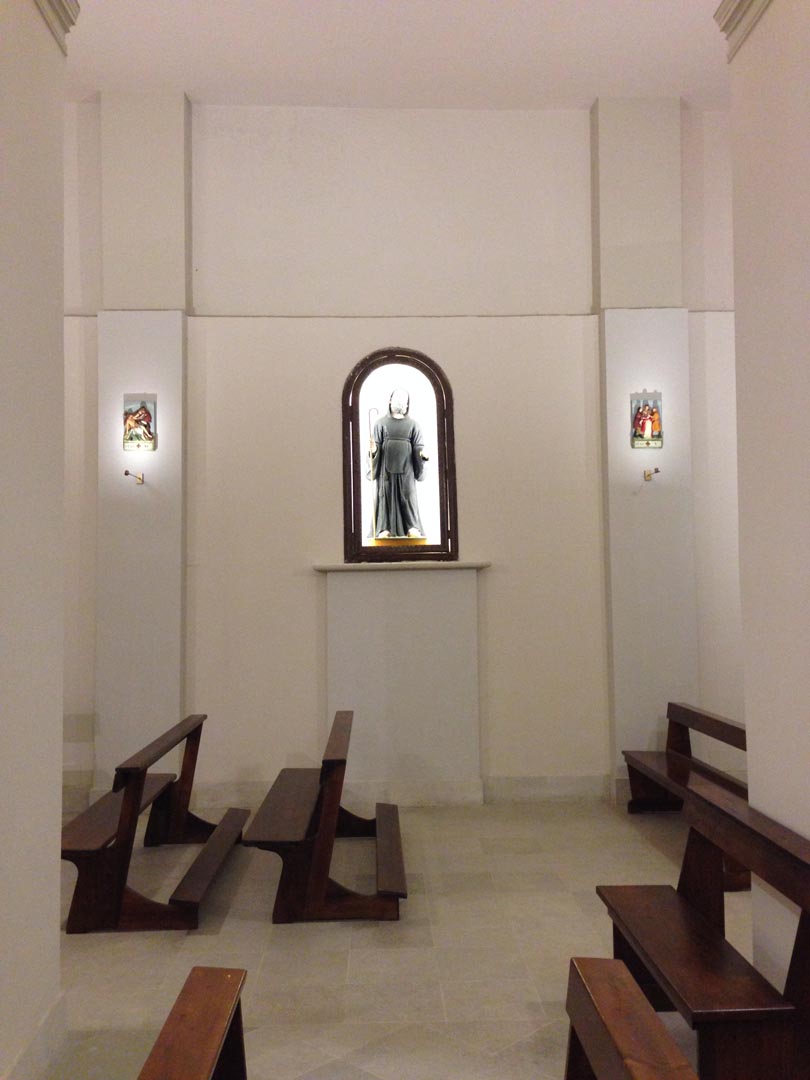 Illuminazione a led di statue sacre - Chiesa San Giovanni Battista - Altilia