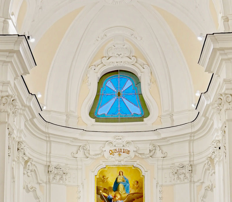 proiettori di luce per Illuminazione a led altare chiesa san michele arcangelo colle sant'alfonso